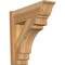 Ekena Millwork Merced Rough Sawn Traditional Outlooker, Western Red Cedar, 8"W x 24"D x 24"H OUT08X24X24MRC01RWR - alternate 1